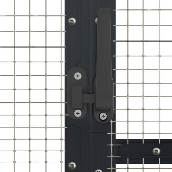 Volière Immense Aluminium Parcours Vol Anthracite 179x1000cm - ComfortXL Outdoor Living - Image 6