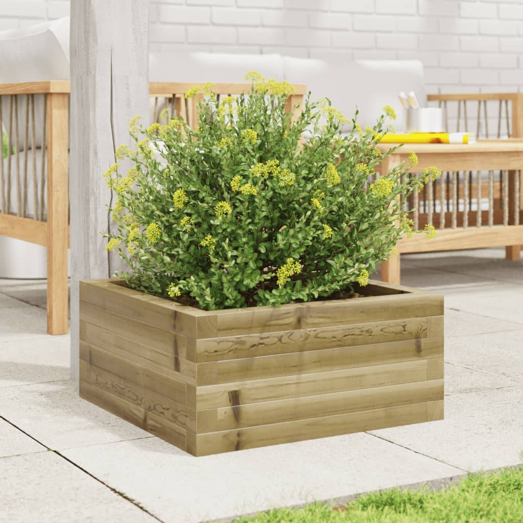 Maison Chic - Jardinière, Bac à fleurs, Pot de fleurs 50x50x23 cm bois de pin imprégné - Imagen 3