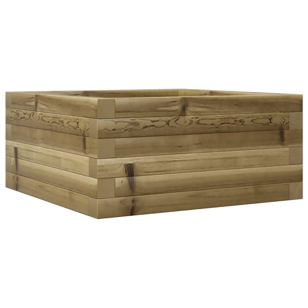 Maison Chic - Jardinière, Bac à fleurs, Pot de fleurs 50x50x23 cm bois de pin imprégné - Imagen 1