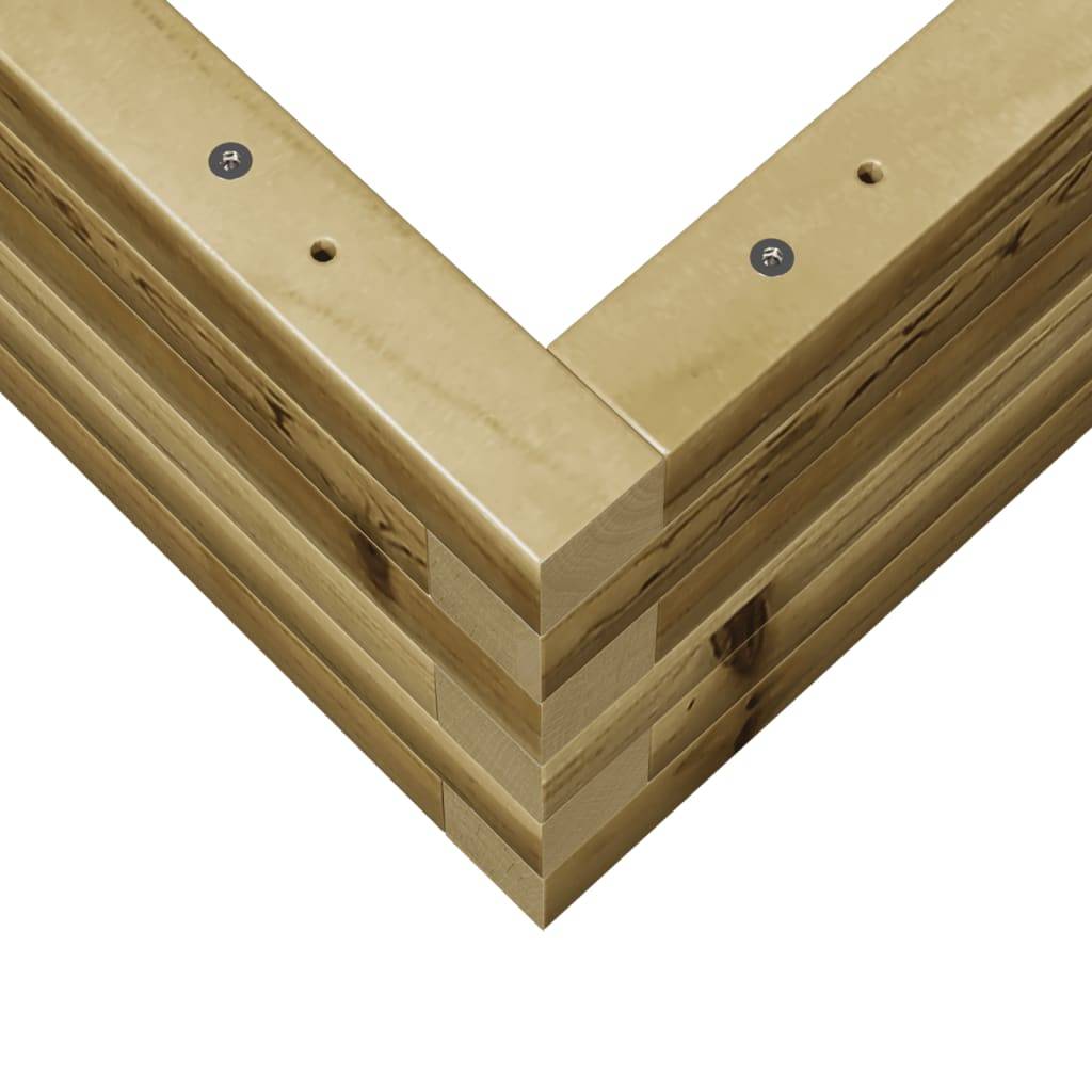 Maison Chic - Jardinière, Bac à fleurs, Pot de fleurs 50x50x23 cm bois de pin imprégné - Imagen 8