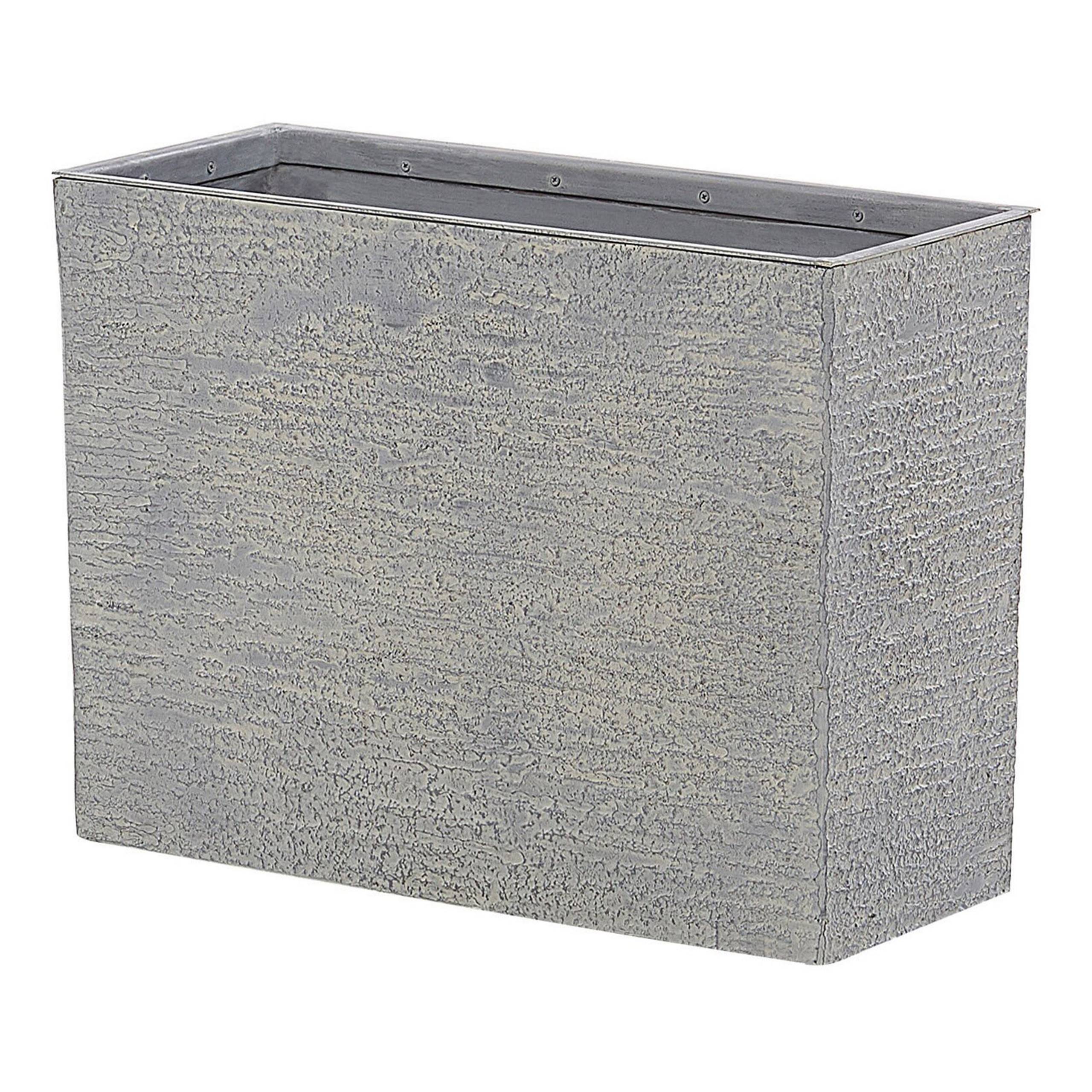 Beliani - Cache-pot d'extérieur Fibre d'argile Gris EDESSA - Beliani - Imagen 4