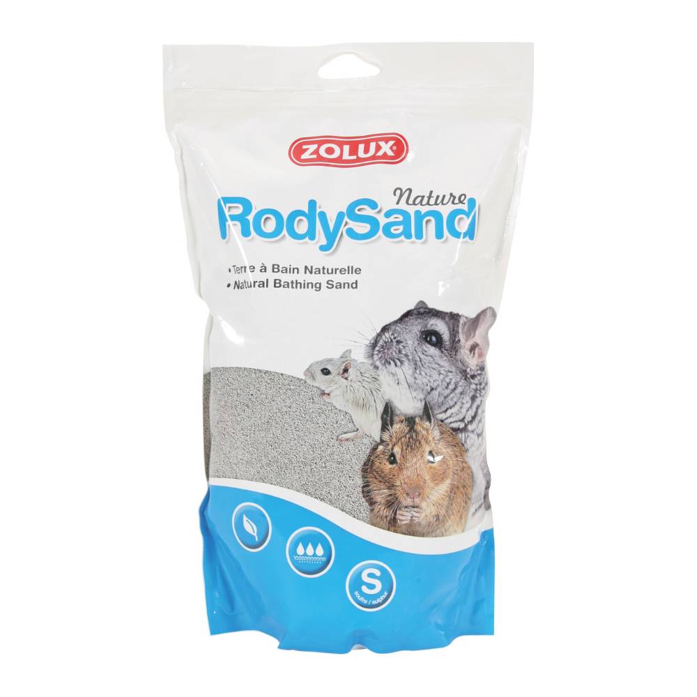 Zolux - Terre à bain pour chichillas Rody sand 2L (Lot de 2) - Imagen 3