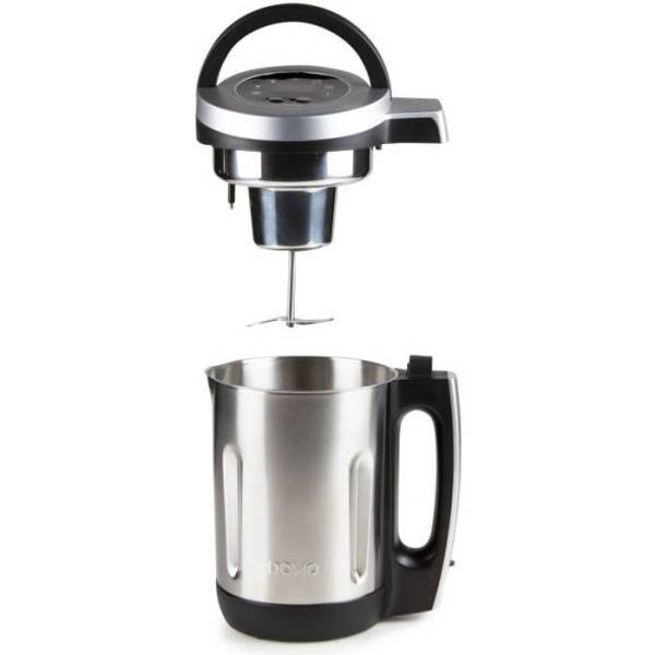 Mixeur Electrique Blender chauffant DOMO – gris - 2,2 L – 7 programmes – 1000 Watt - DO716BL - Image 1