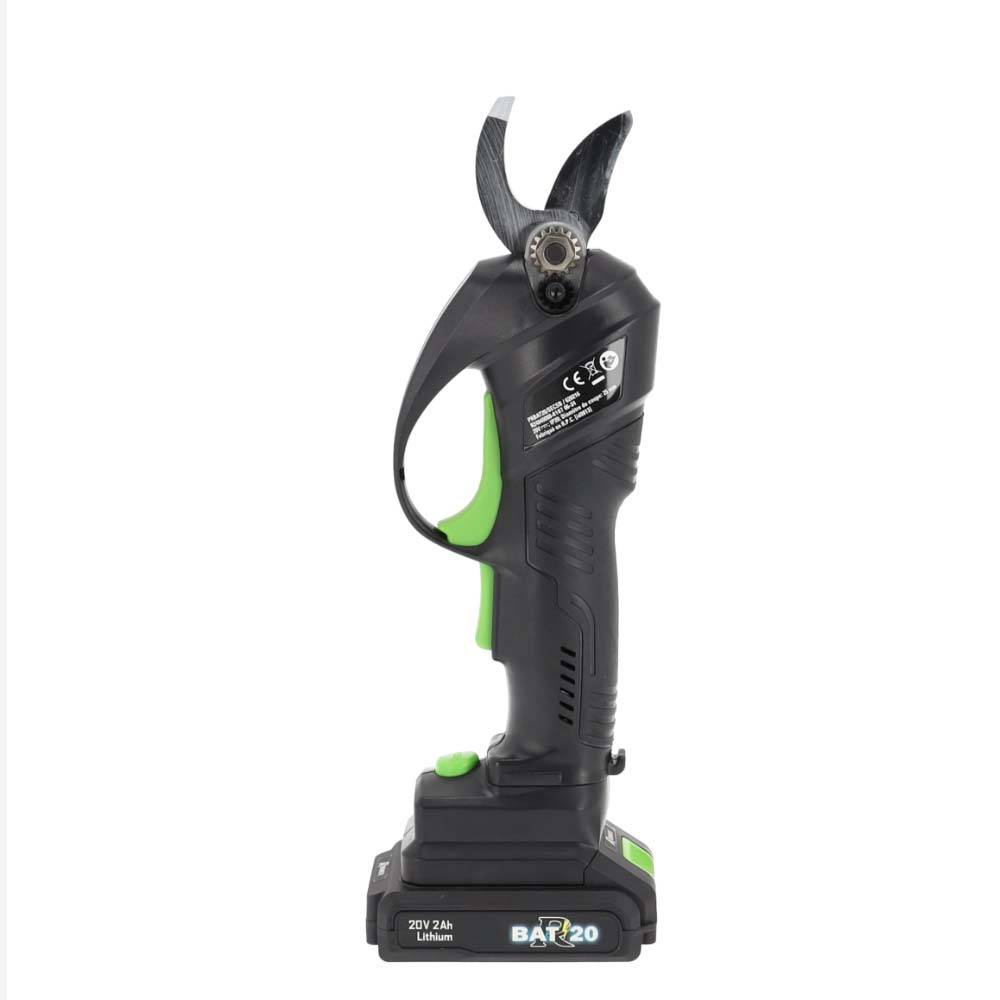Ribimex - Sécateur R-BAT20 à batterie, avec batterie 20V 2Amp et câble de charge USB - Image 3