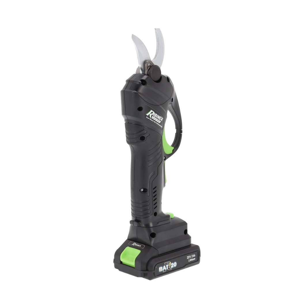 Ribimex - Sécateur R-BAT20 à batterie, avec batterie 20V 2Amp et câble de charge USB - Image 5