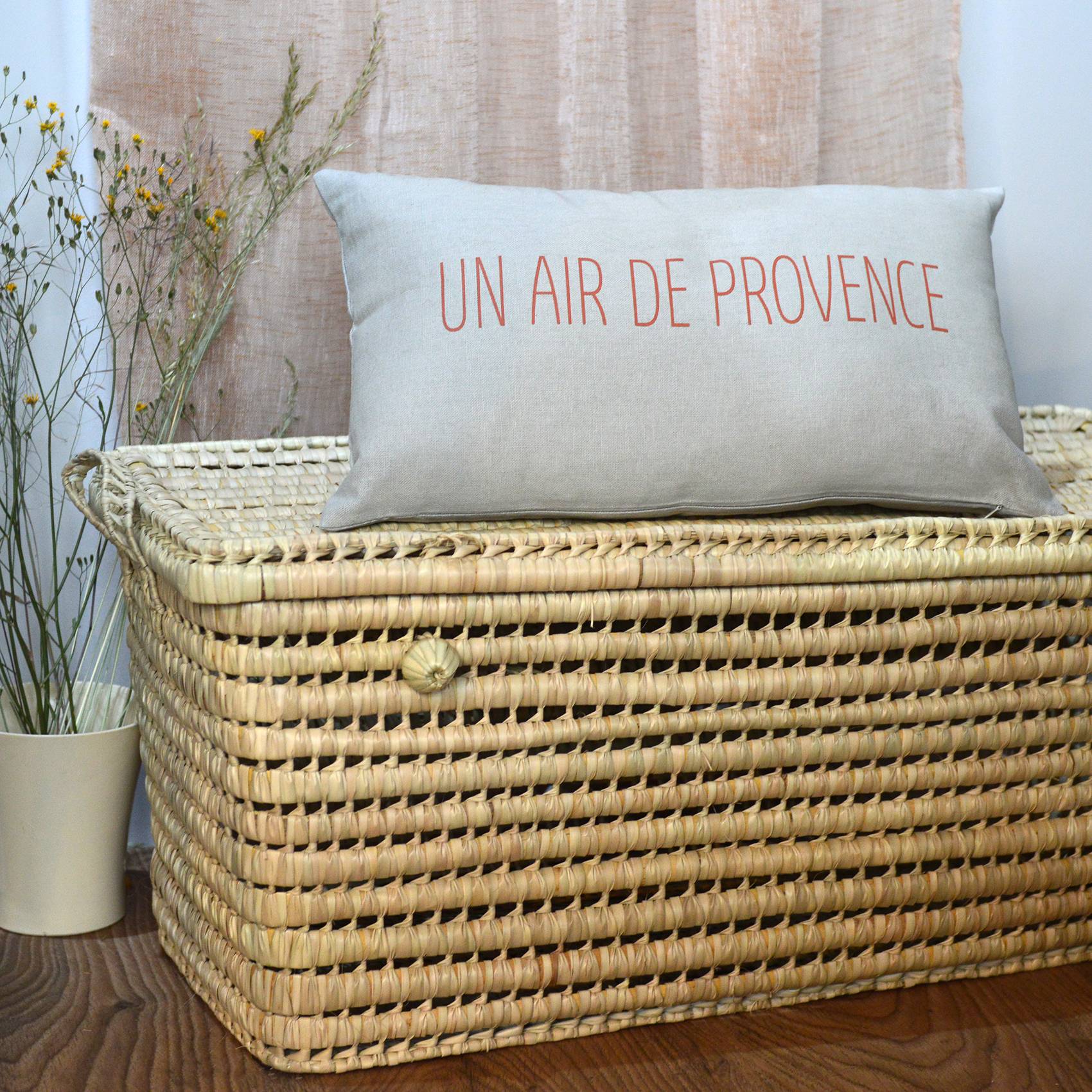 Home Maison - Coussin imprimé "air de Provence" - HOME MAISON - Imagen 1