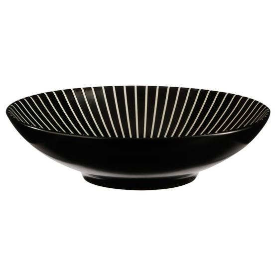 Lot de 6 Assiettes Creuses "Sun" 19cm Noir - Image 2