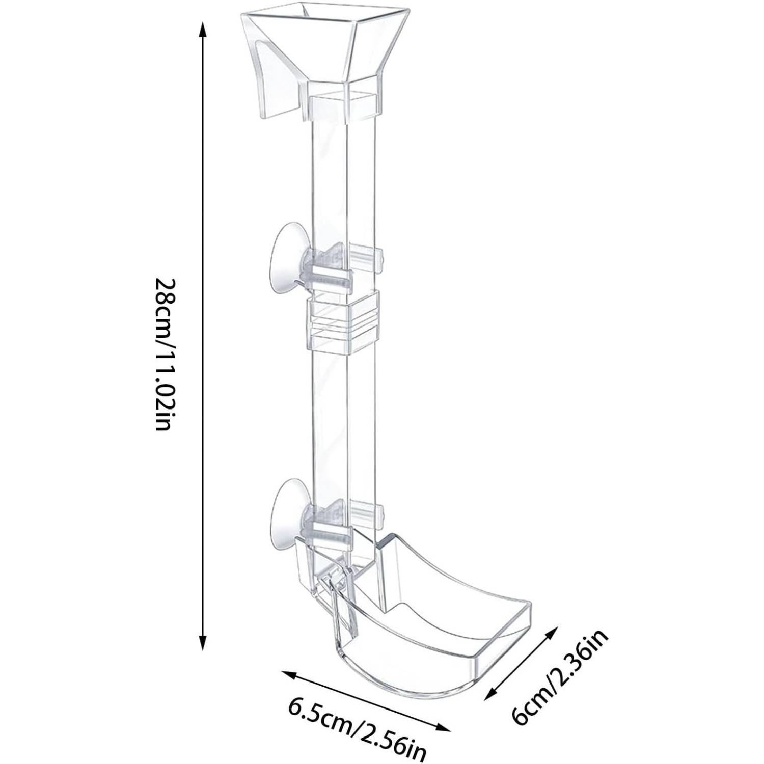 Plateau de Nourriture Transparent pour Aquarium & Crevettes M DtopbuyAge - Image 2