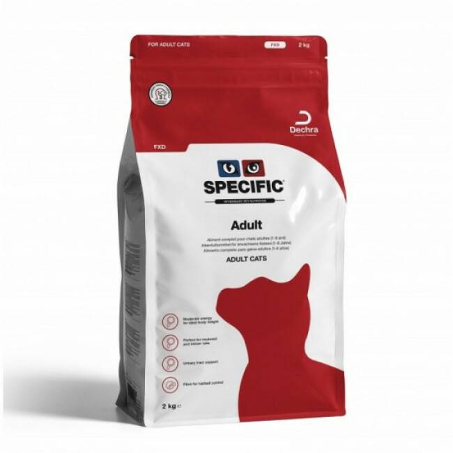 Croquettes Specific FXD Adult pour chats Sac 2 kg