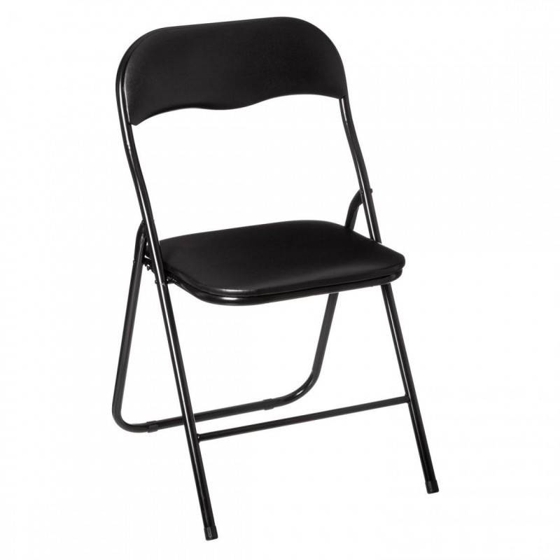 Chaise pliante basic noir 5five - Image 1