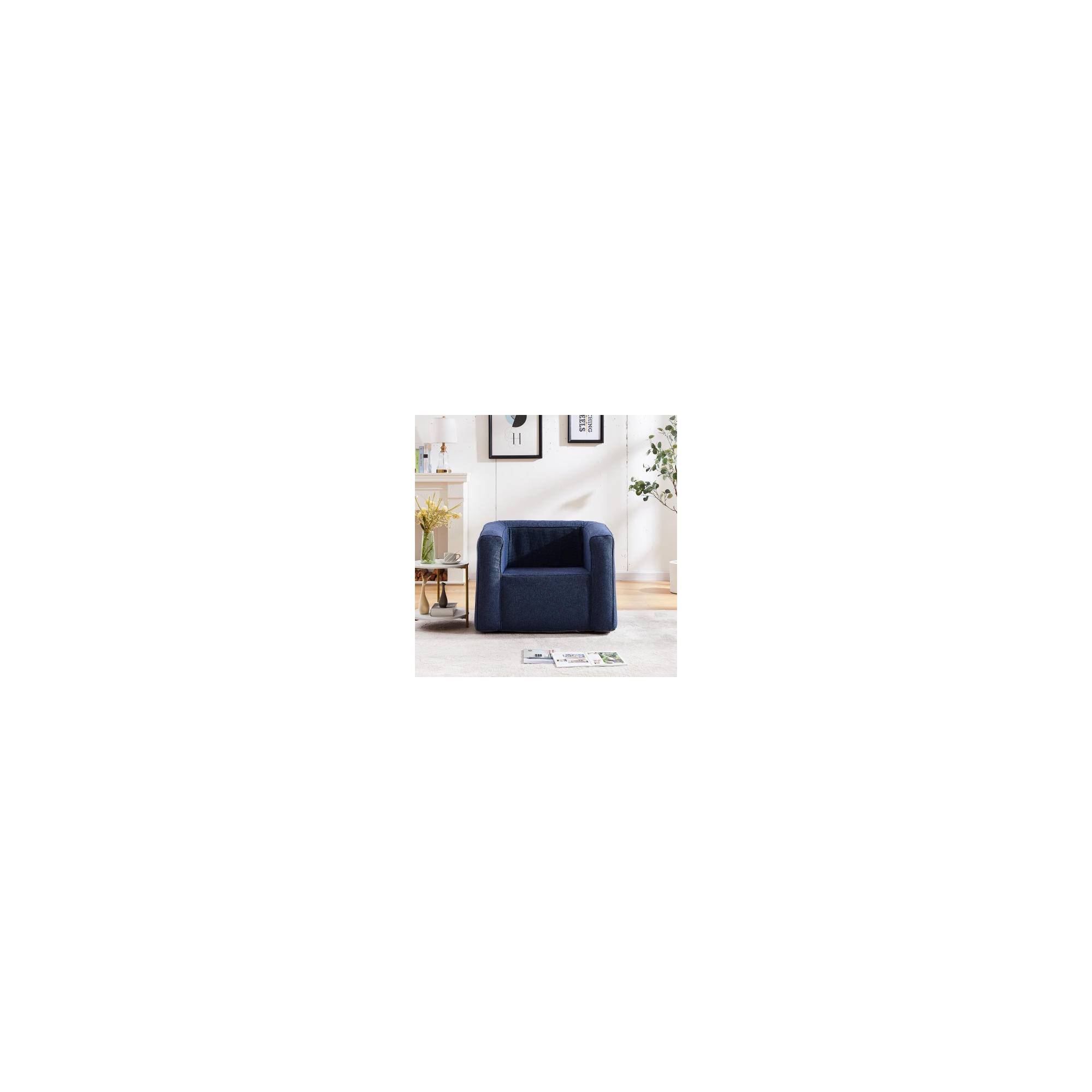 Fauteuil gonflable Terracotta - Intérieur et extérieur - Couleur Bleu - Image 5
