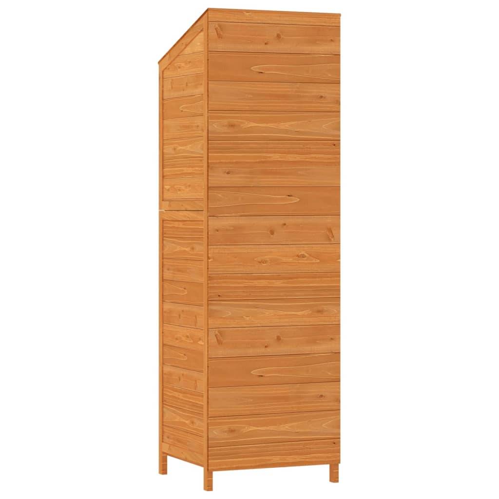 Vidaxl - Remise de jardin Marron 55x52x174,5 cm Bois de sapin solide vidaXL 152189 - Image 7