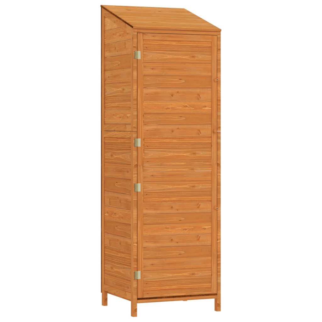 Vidaxl - Remise de jardin Marron 55x52x174,5 cm Bois de sapin solide vidaXL 152189 - Image 2
