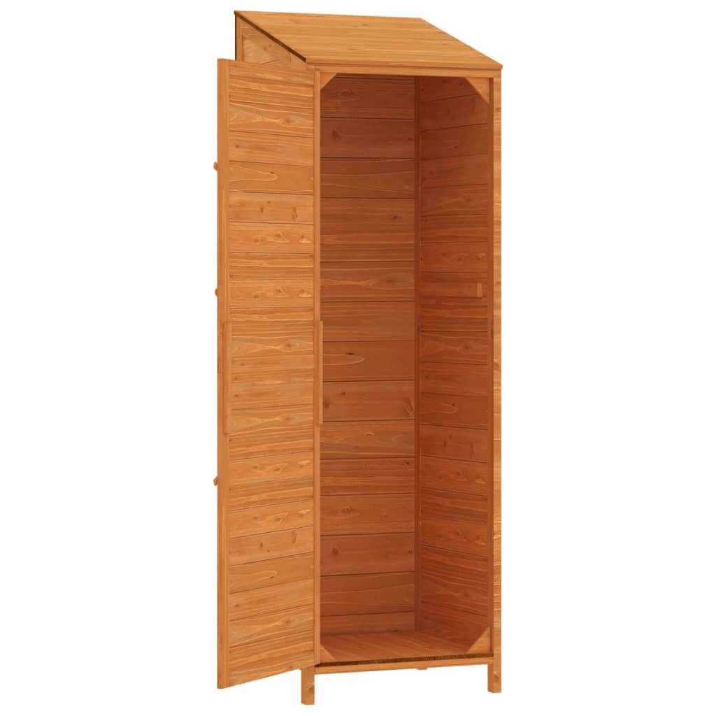Vidaxl - Remise de jardin Marron 55x52x174,5 cm Bois de sapin solide vidaXL 152189 - Image 9