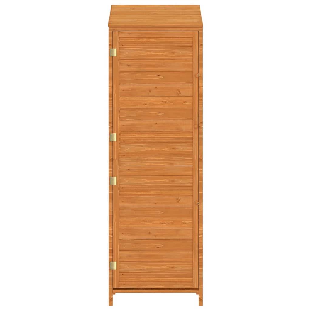 Vidaxl - Remise de jardin Marron 55x52x174,5 cm Bois de sapin solide vidaXL 152189 - Image 5