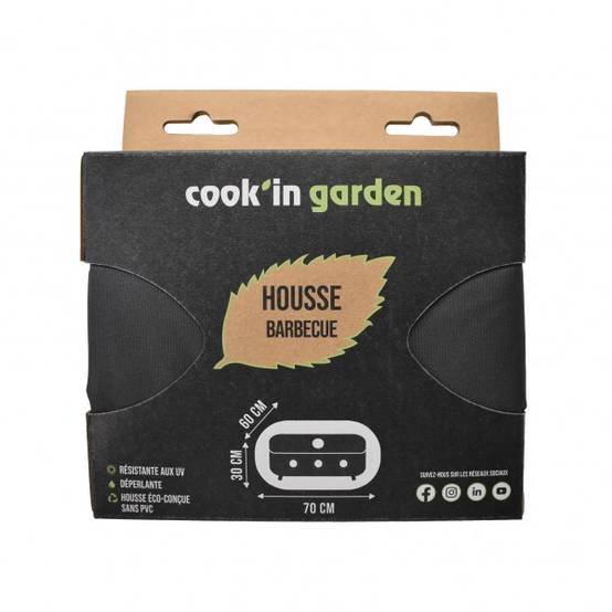 HOUSSE BARBECUE PLANCHA L70x P60x H30 CM - Imagen 3