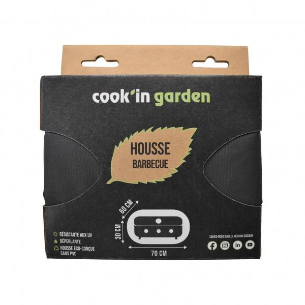HOUSSE BARBECUE PLANCHA L70x P60x H30 CM - Imagen 3