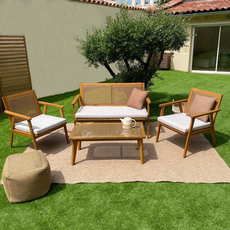Beau Rivage - Gazon synthétique 1x5m hauteur 30mm vert Beau Rivage - Imagen 5