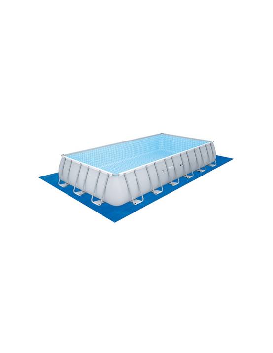 Bestway - Piscine Bestway Power Steel Rectangulaire Grande Piscine Familiale Complète Avec Filtre à Sable - Bestway