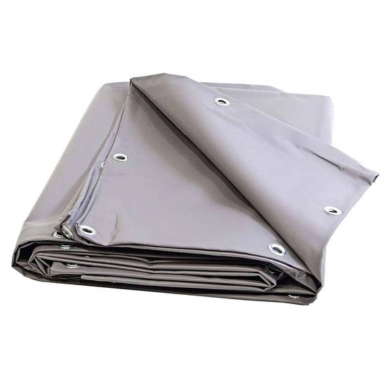 Bâche pour Carport Grise 3x5 m XP640CP - Garantie 10 ans - Toile PVC étanche pour abri de voiture - Made in France TECPLAST - Imagen 1