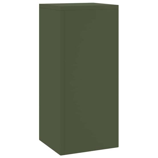 Lot de 2 Supports de pots hauts en Acier Durables et décoratifs pour Jardin et Balcon Vert Olive 24x24x55 cm – ComfortXL Outdoor Living - Image 5