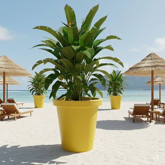 Pot de fleurs 420l delight - plast'up rotomoulage - Image 4