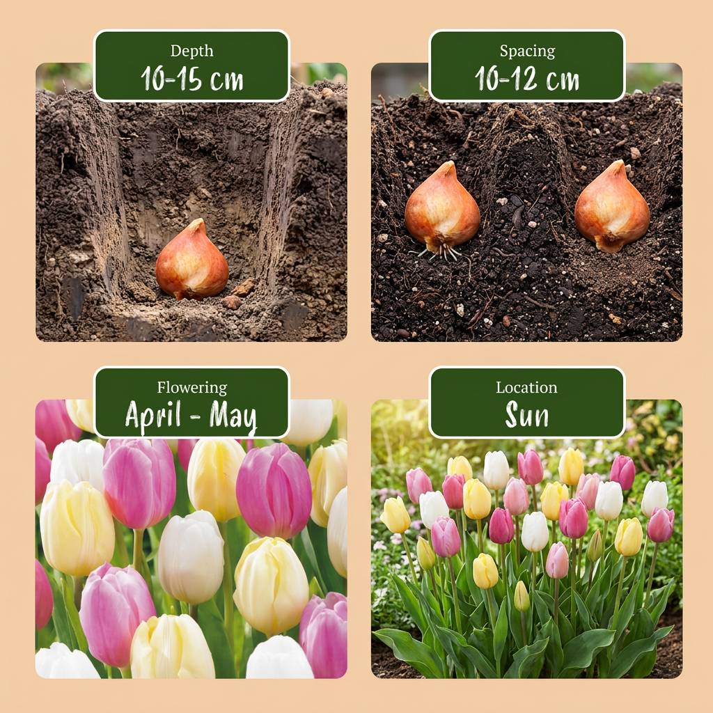 La Green Touch - Tulipe en mélange Sorbet - 24 bulbes - Image 4