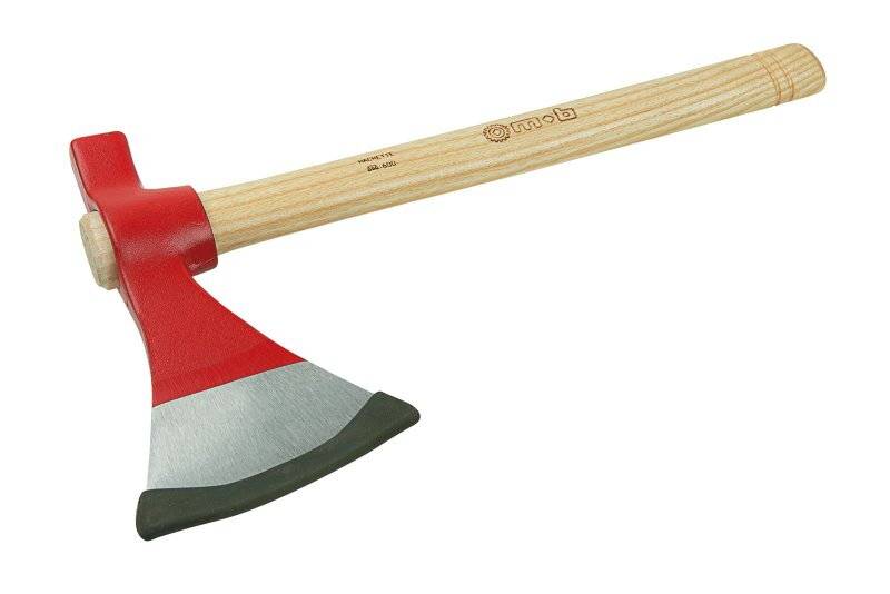 Hachette à douille – Acier C45 trempé, manche frêne PEFC - MOB - Image 1