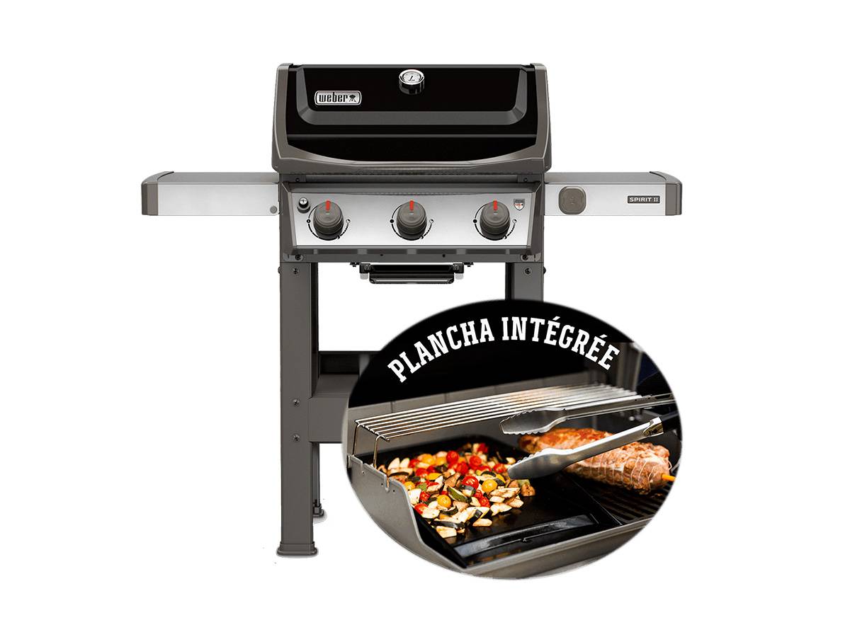 Weber - Barbecue gaz Weber Spirit II E-310 + plancha + Housse - Image 2