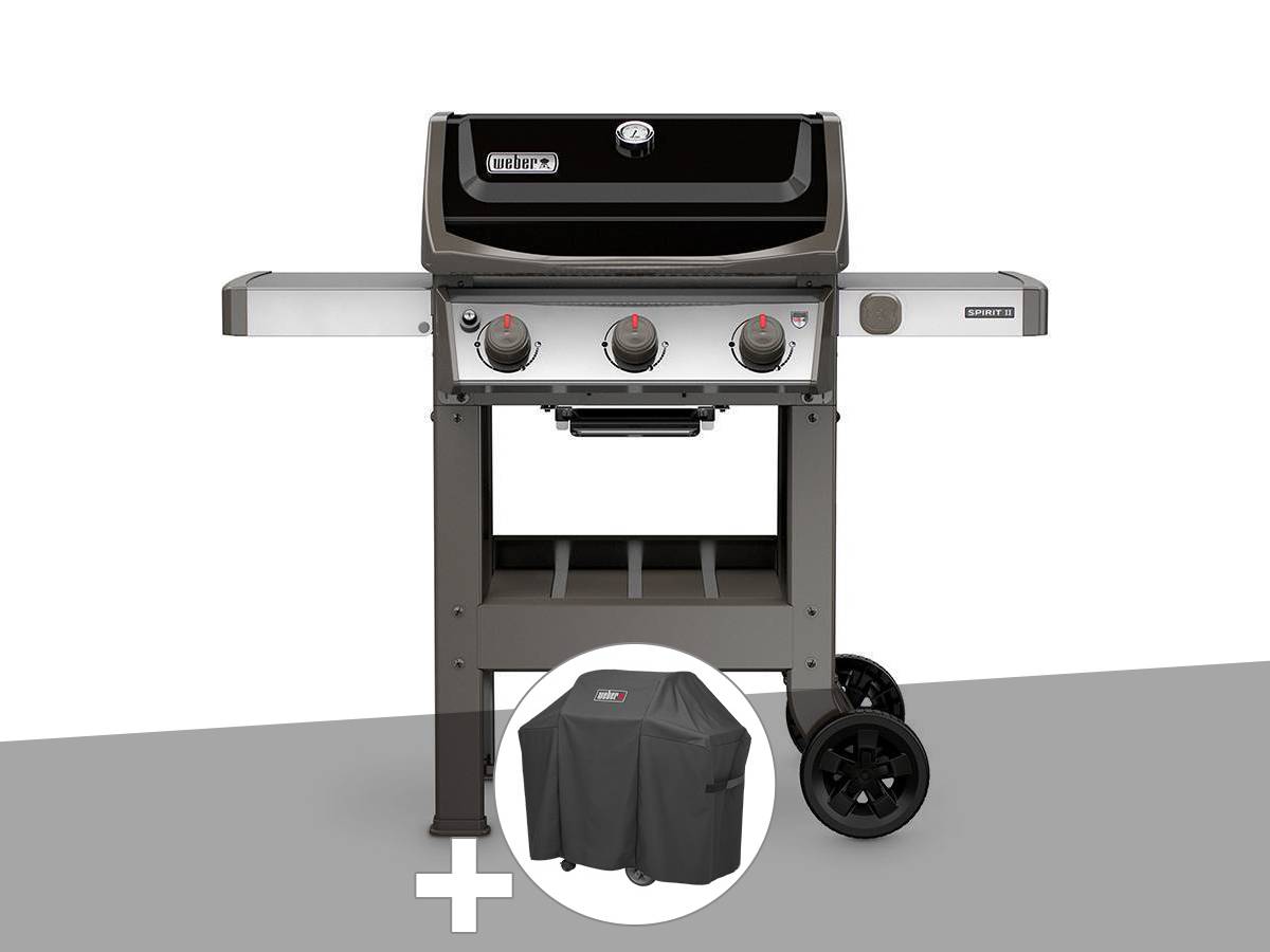 Weber - Barbecue gaz Weber Spirit II E-310 + plancha + Housse - Image 1