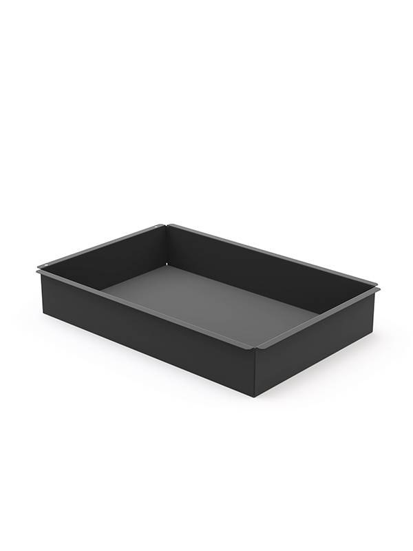 Coffre de chantier 670 x 350 x 350 avec plateau baladeur SORI Gris RAL7021 - CR670B - Imagen 1