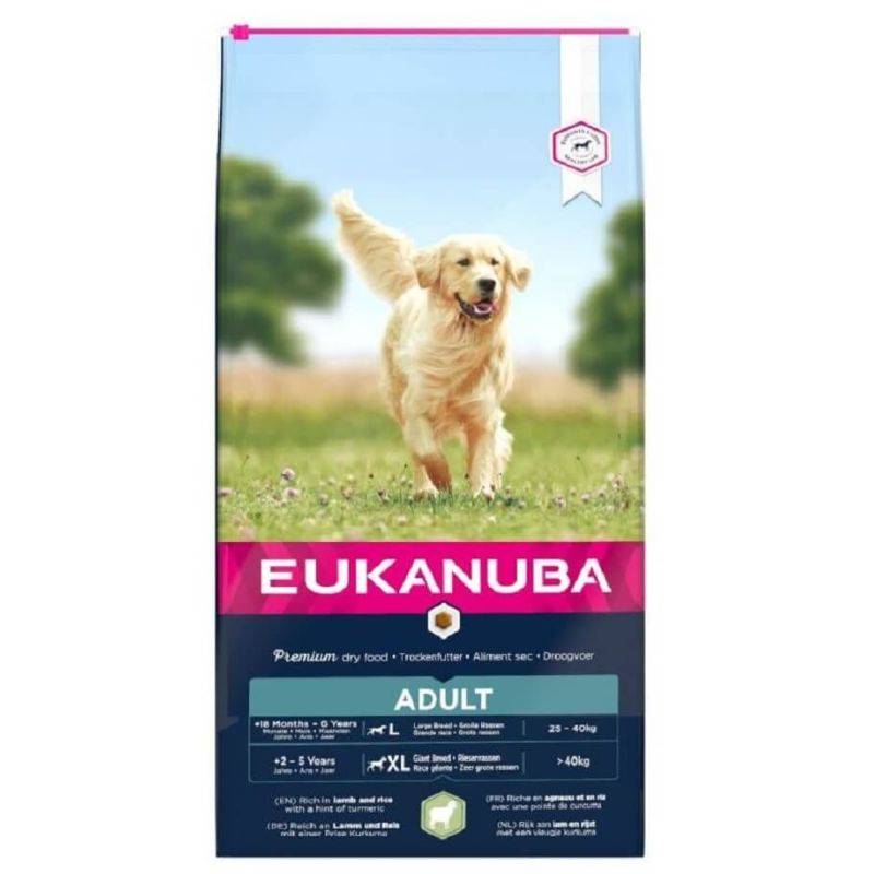 Eukanuba - CROQUETTES CHIEN ADULT LARGE AGNEAU - EUKANUBA 2,5 kg - Imagen 1