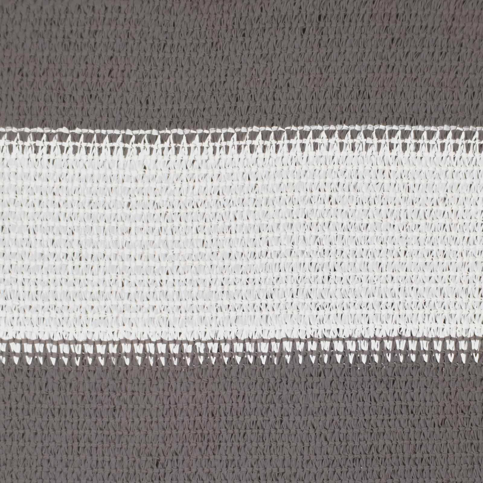 Voile d'ombrage HDPE gris clair et blanc 300 x 300 cm - PANGIVO - Image 6
