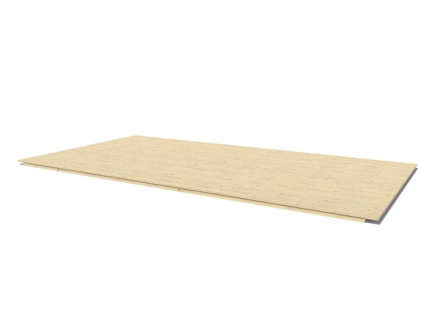 Altanka - Plancher universel pour abris de jardin - 28 mm - paquet de 3 m2 - Non traité - POD06 - ALTANKA - Imagen 9
