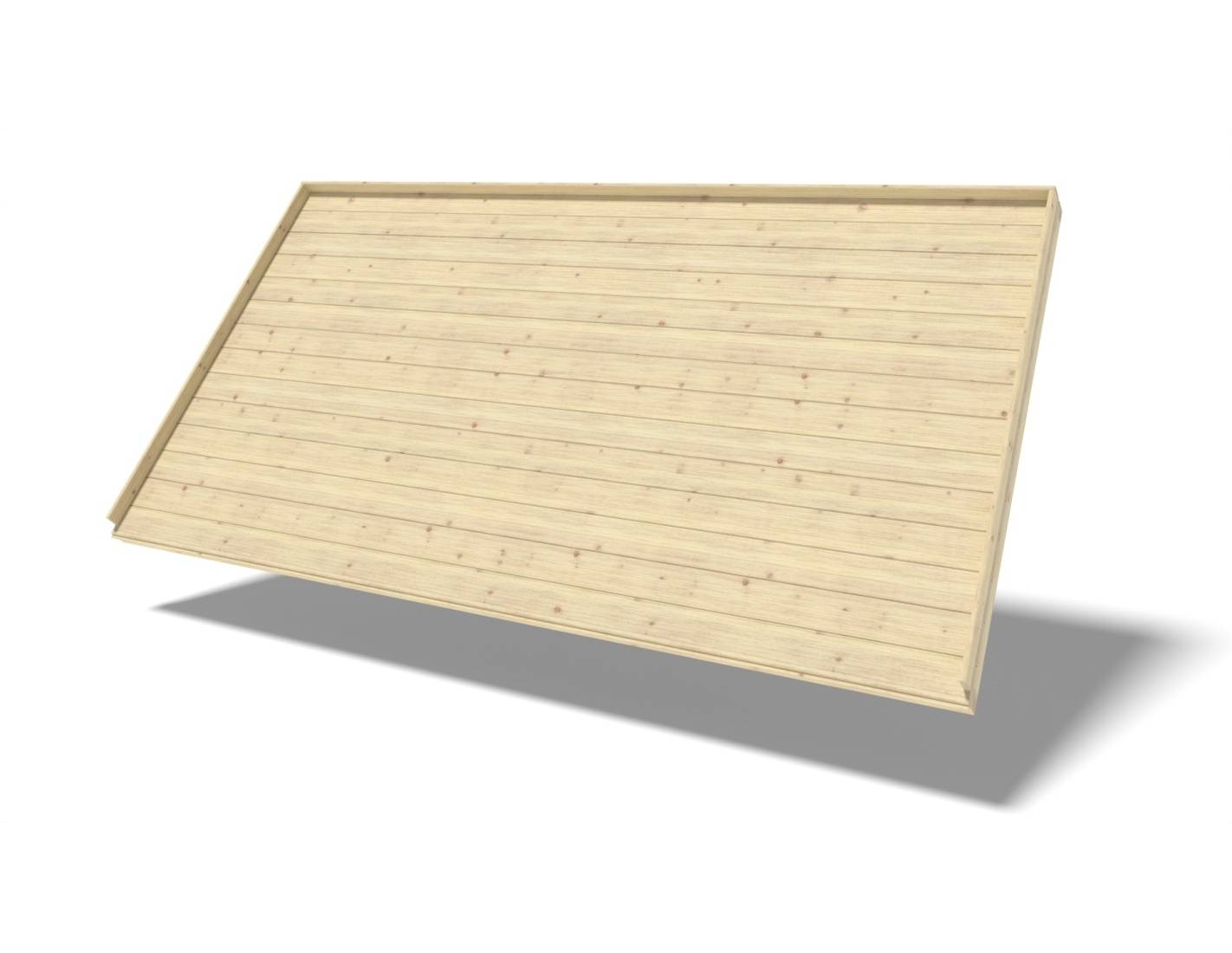 Altanka - Plancher universel pour abris de jardin - 28 mm - paquet de 3 m2 - Non traité - POD06 - ALTANKA - Imagen 10