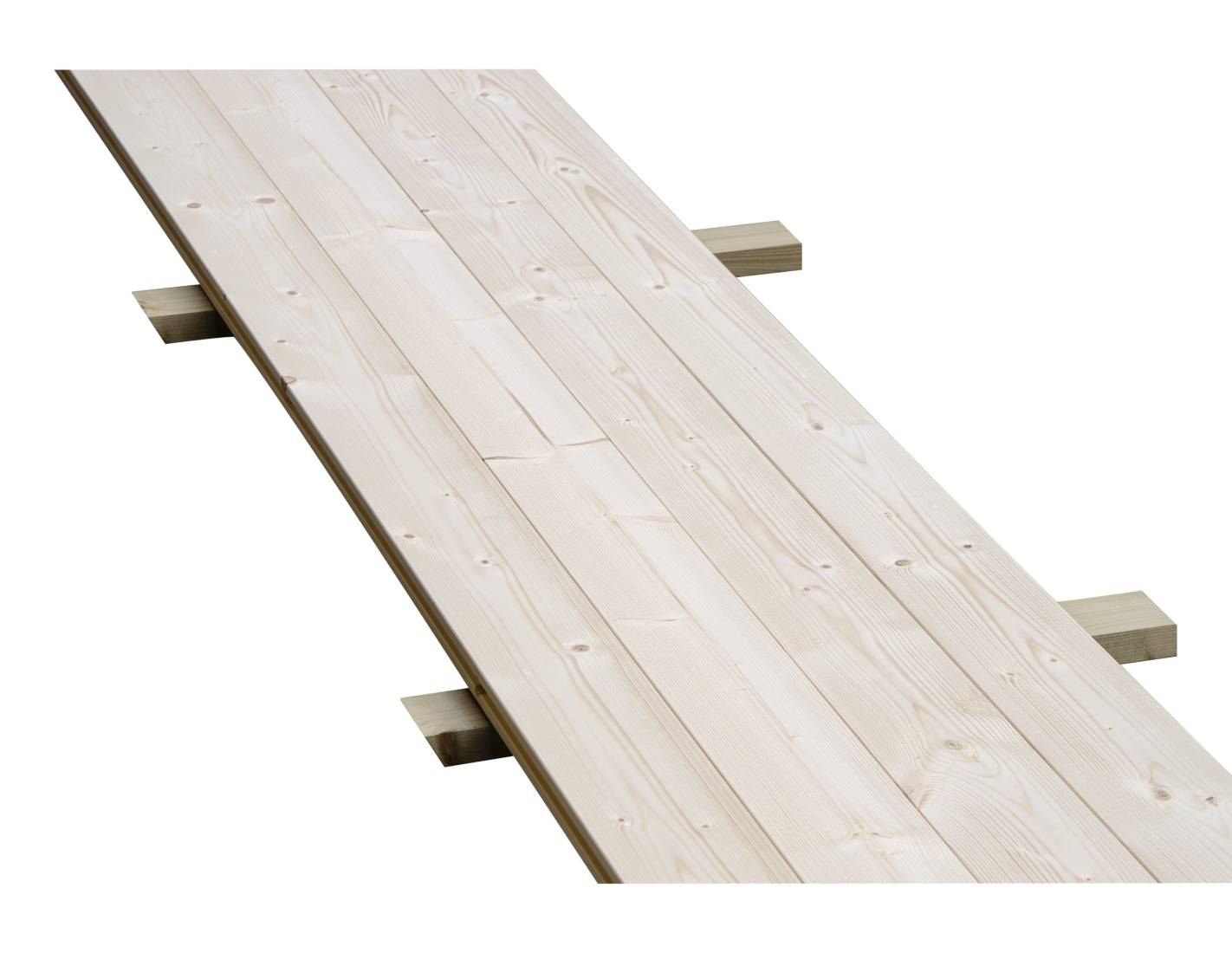 Altanka - Plancher universel pour abris de jardin - 28 mm - paquet de 3 m2 - Non traité - POD06 - ALTANKA - Imagen 1