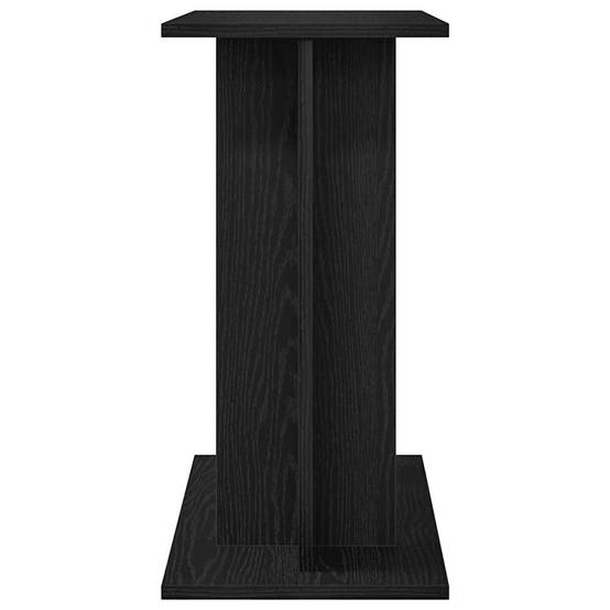 Support d'aquarium compact Chêne Noir avec 3 Niveaux de Rangement 60x30x60 cm - ComfortXL Outdoor Living - Image 6