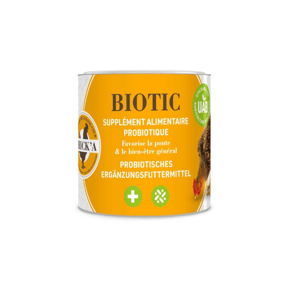 Chick'a - Supplément alimentaire à base de probiotiques pour volailles CHICK'A 360g - Imagen 1