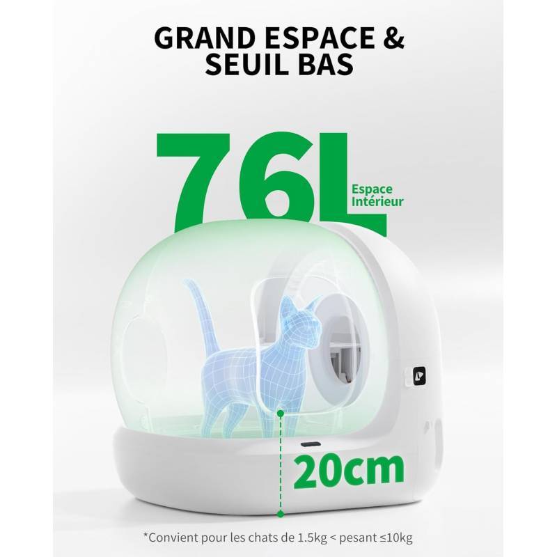 Petkit - Litière autonettoyante connectée PURAMAX 2 grande capacité – Petkit - Imagen 3