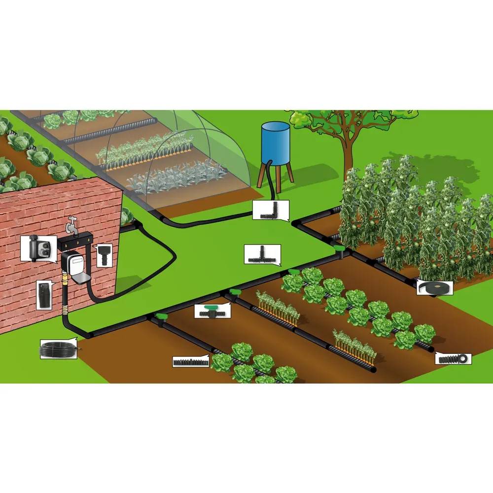 Ribimex - Tuyau micro-irrigation 16 mm x 25 m - Imagen 2