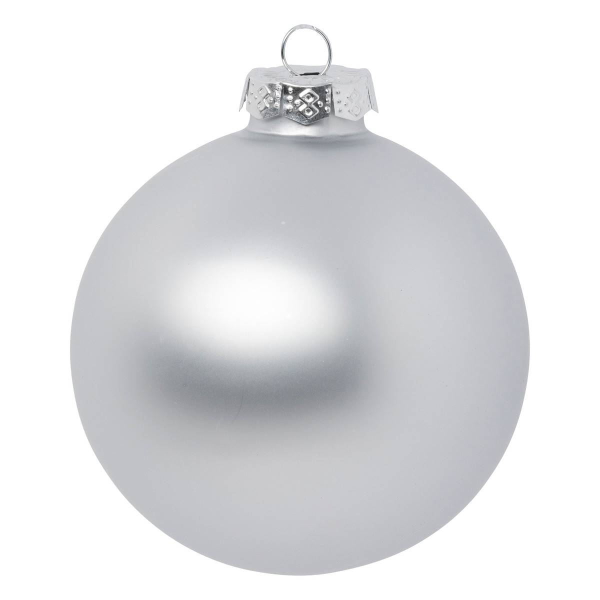 Fééric Lights & Christmas - Déco Sapin de Noël Lot de 6 Boules en Verre D 8 cm Or, Rouge et Argent - Imagen 4