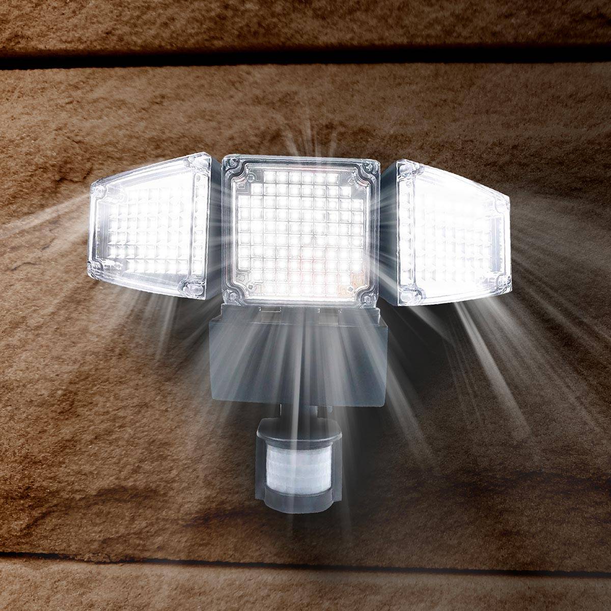 Lumisky - Projecteur solaire avec détecteur BLACKBURN Noir Plastique 12W - Imagen 2