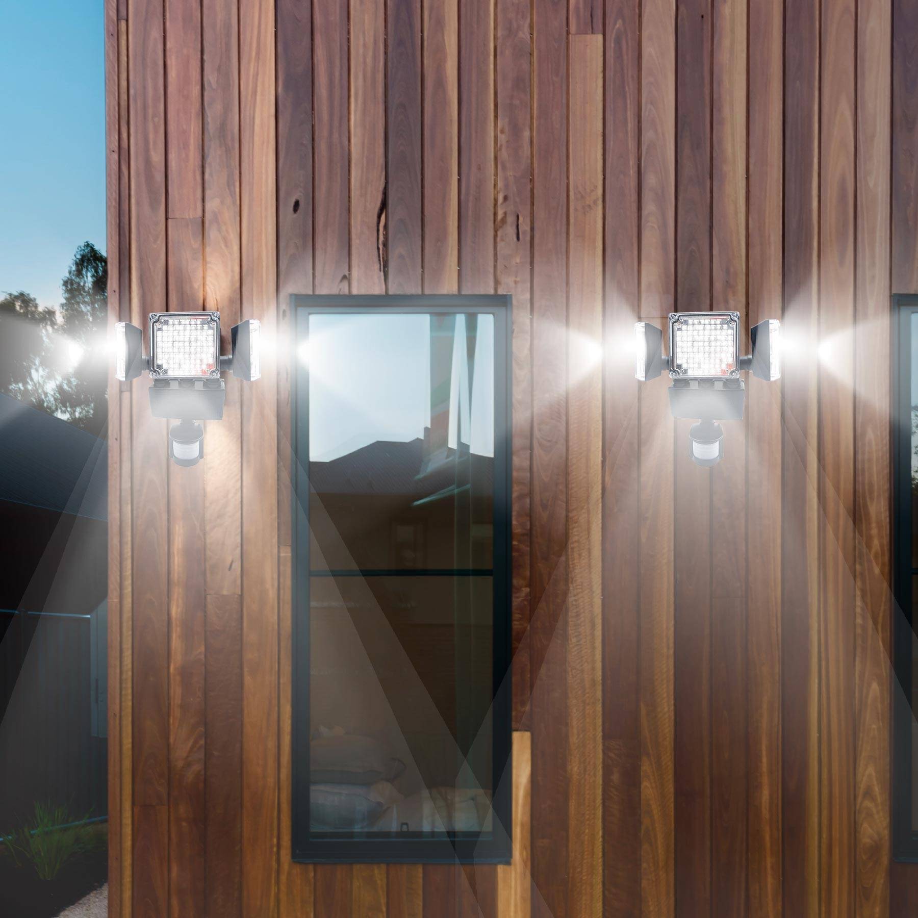 Lumisky - Projecteur solaire avec détecteur BLACKBURN Noir Plastique 12W - Imagen 8