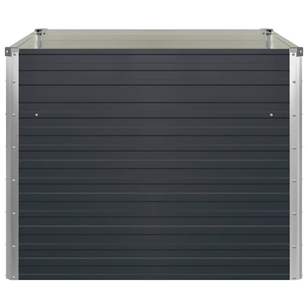 Vidaxl - Jardinière surélevée Anthracite 100x100x77 cm Acier galvanisé vidaXL 45725 - Image 8