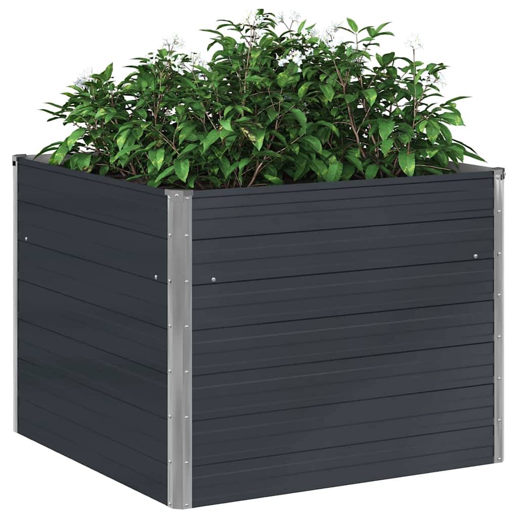 Vidaxl - Jardinière surélevée Anthracite 100x100x77 cm Acier galvanisé vidaXL 45725 - Image 6