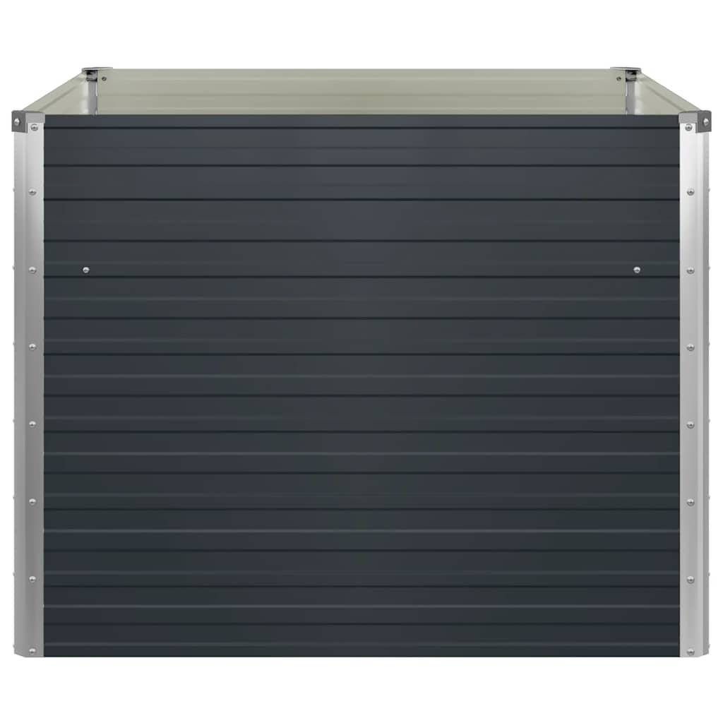 Vidaxl - Jardinière surélevée Anthracite 100x100x77 cm Acier galvanisé vidaXL 45725 - Image 7