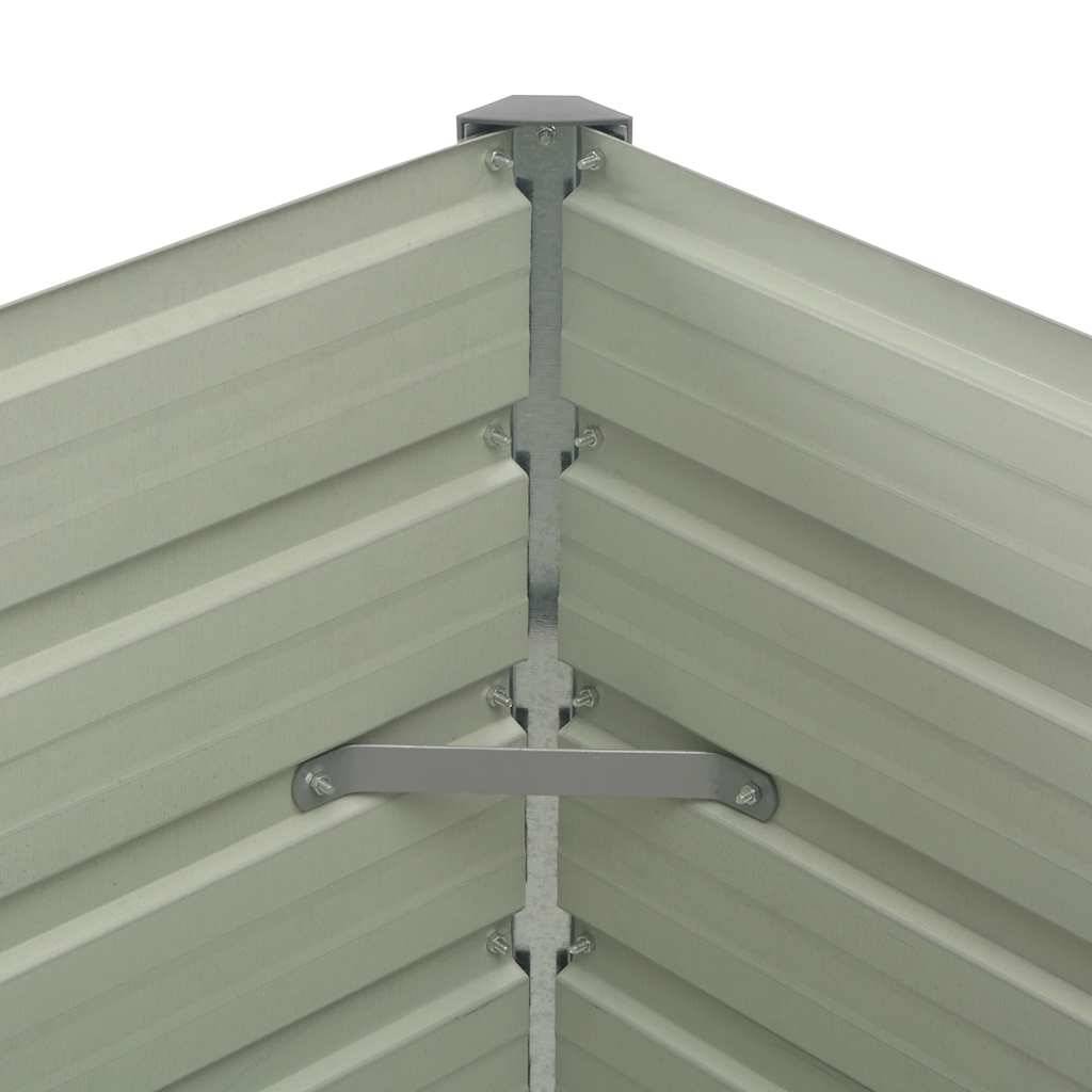 Vidaxl - Jardinière surélevée Anthracite 100x100x77 cm Acier galvanisé vidaXL 45725 - Image 4