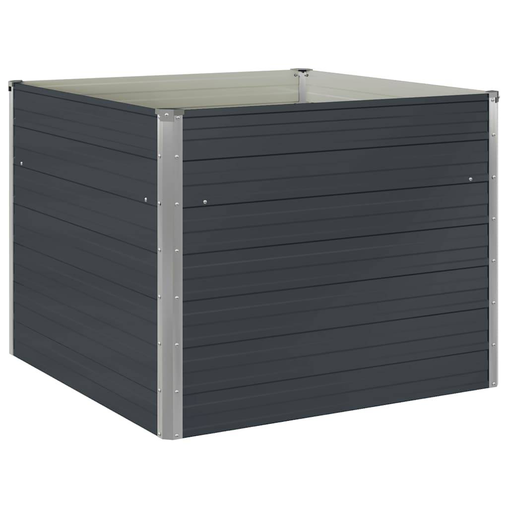 Vidaxl - Jardinière surélevée Anthracite 100x100x77 cm Acier galvanisé vidaXL 45725 - Image 2