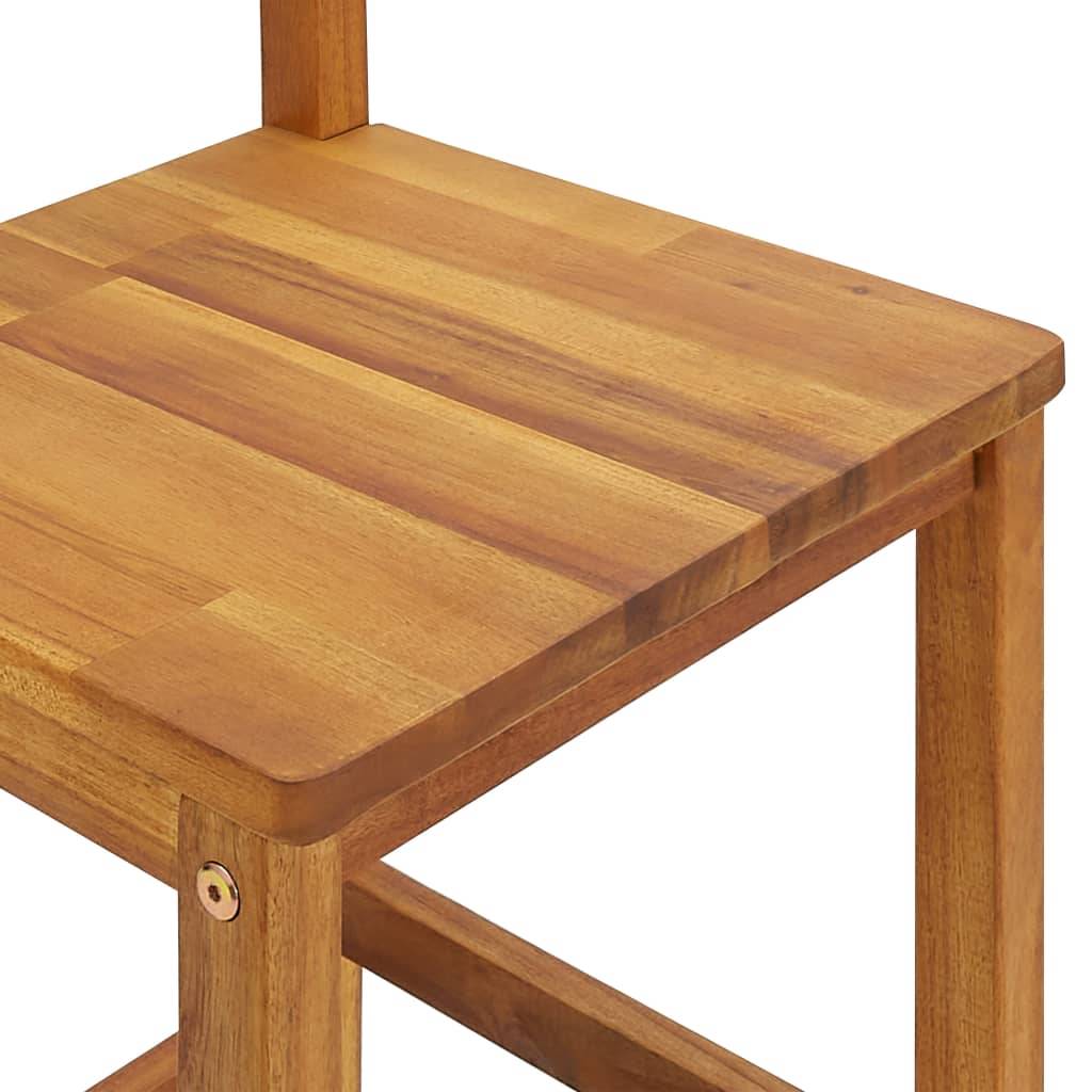 Helloshop26 - Ensemble de bar de jardin 5 pièces bois d'acacia solide - Imagen 5