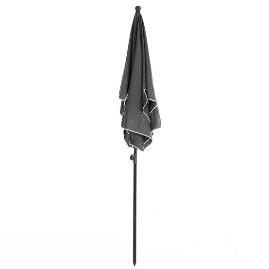 ComfortXL - Parasol rectangulaire inclinable aluminium polyester balcon protection 198cm gris - ComfortXL Outdoor Living - Image 9